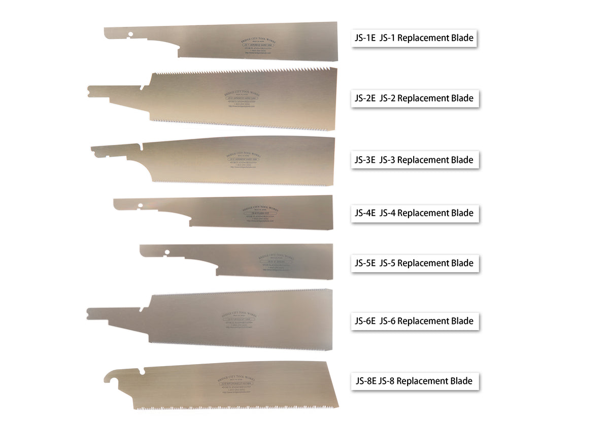 Japanese Saw Replacement Blades – Bridge City Tool Works
