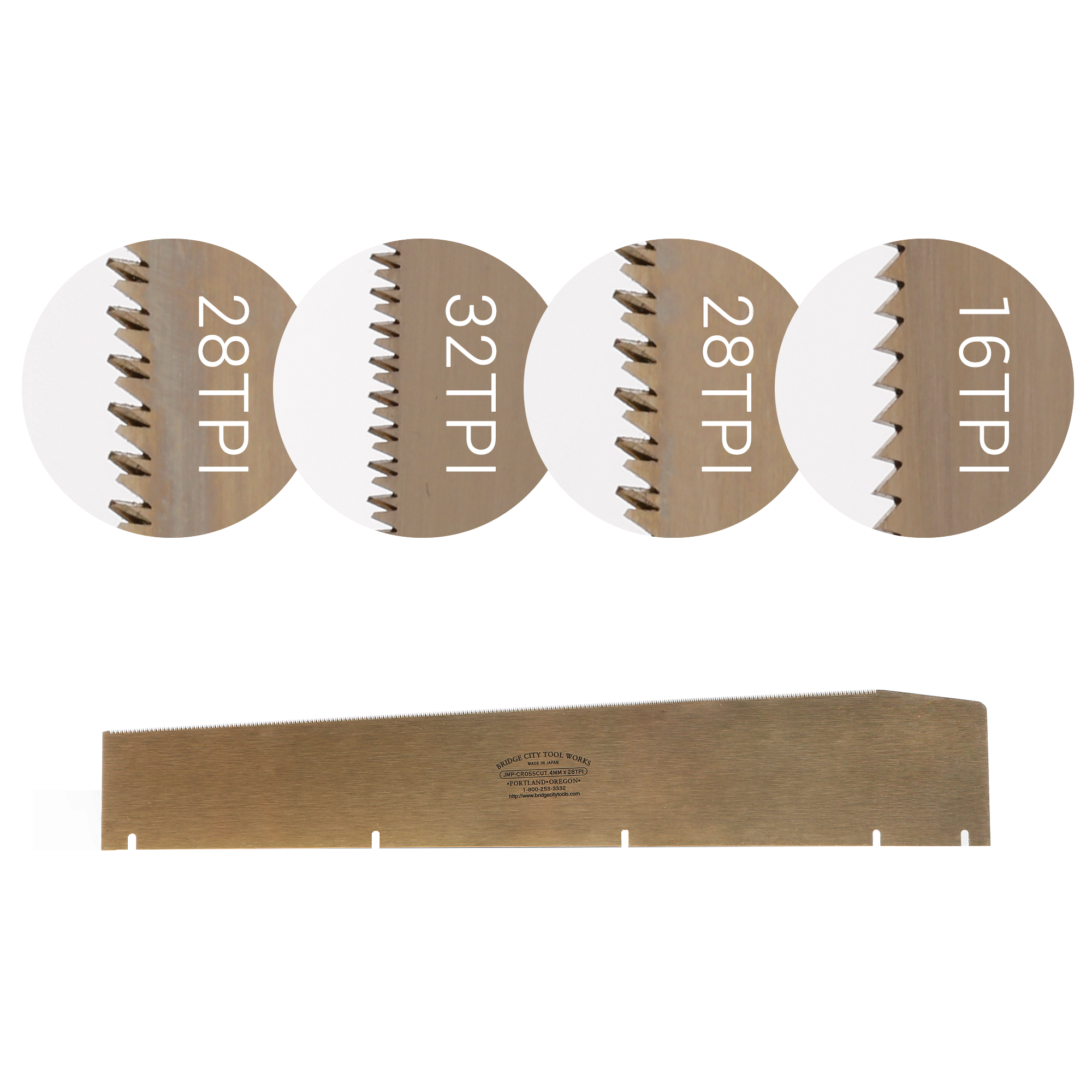 JMPv2 Blades (Sold in a package of 3) – Bridge City Tool Works